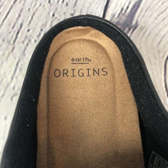 Earth Origins Emilia Black Sneaker Mules Women’s Sz 7 - Picture 6 of 10